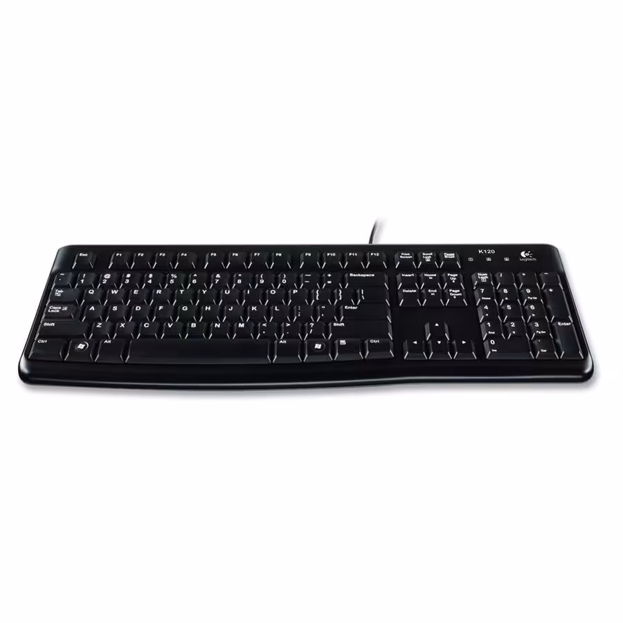 کیبورد با سیم لاجیتک مدل Logitech K120