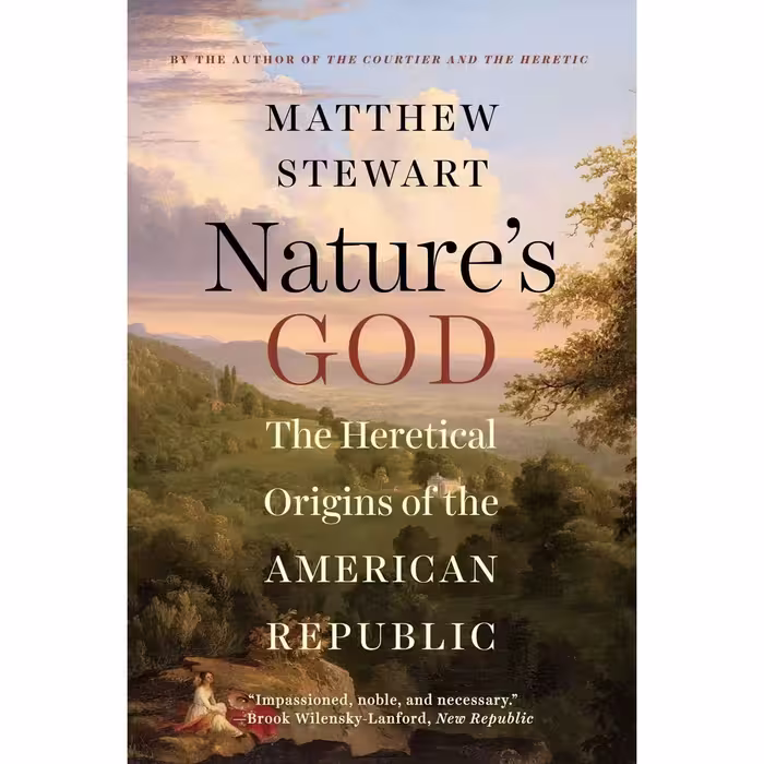 کتاب زبان اصلی Natures God اثر Matthew Stewart انتشارات W W Norton  Company