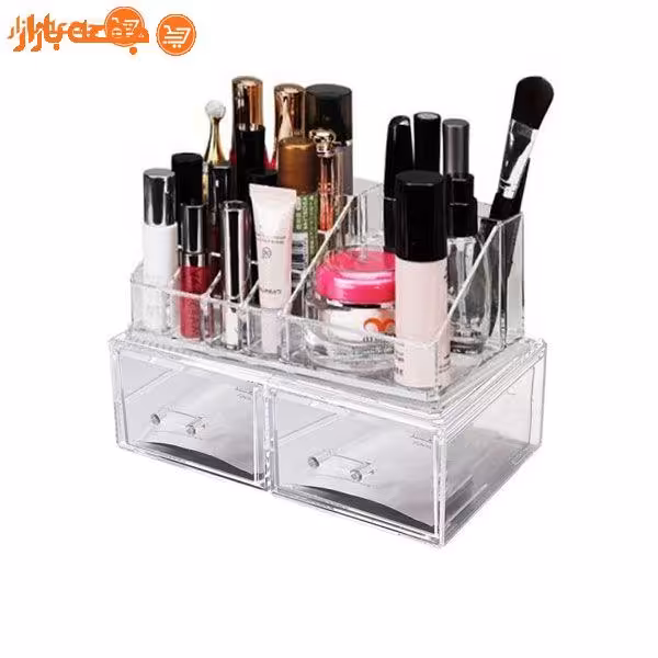 باکس لوازم آرایش دو کشو