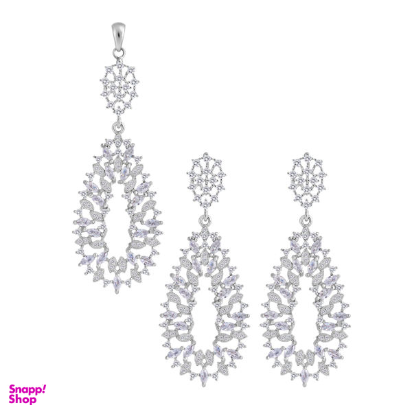 نیم ست نقره زنانه اقلیمه کد NN349