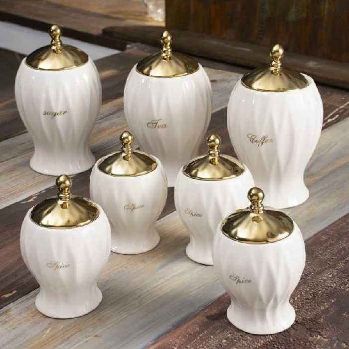 ست پاسماوری 7 پارچه مدل الماس طلایی 