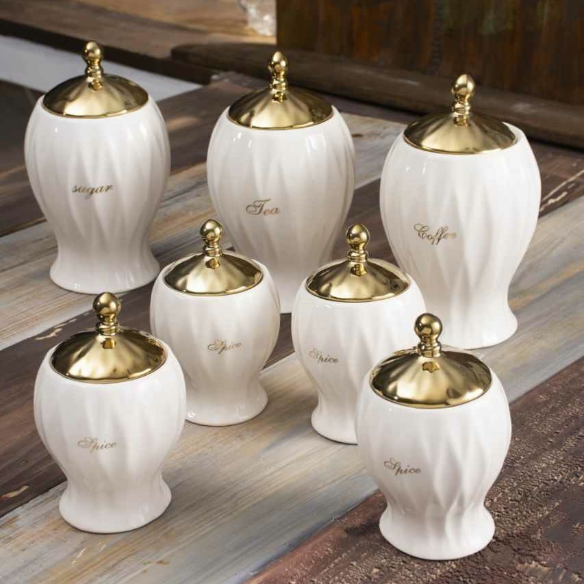 ست پاسماوری 7 پارچه مدل الماس طلایی 