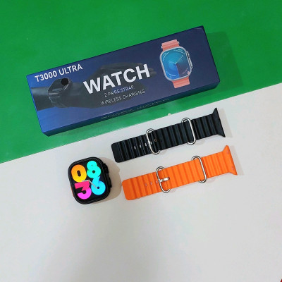 ساعت هوشمند T3000 Ultra-دارای 2 بند-جنس درجه1