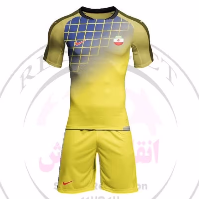 پیراهن و شورت ورزشی کد 120 چاپ جلو (بسته 20 تایی)مشروط به مذاکره قبل از سفارش