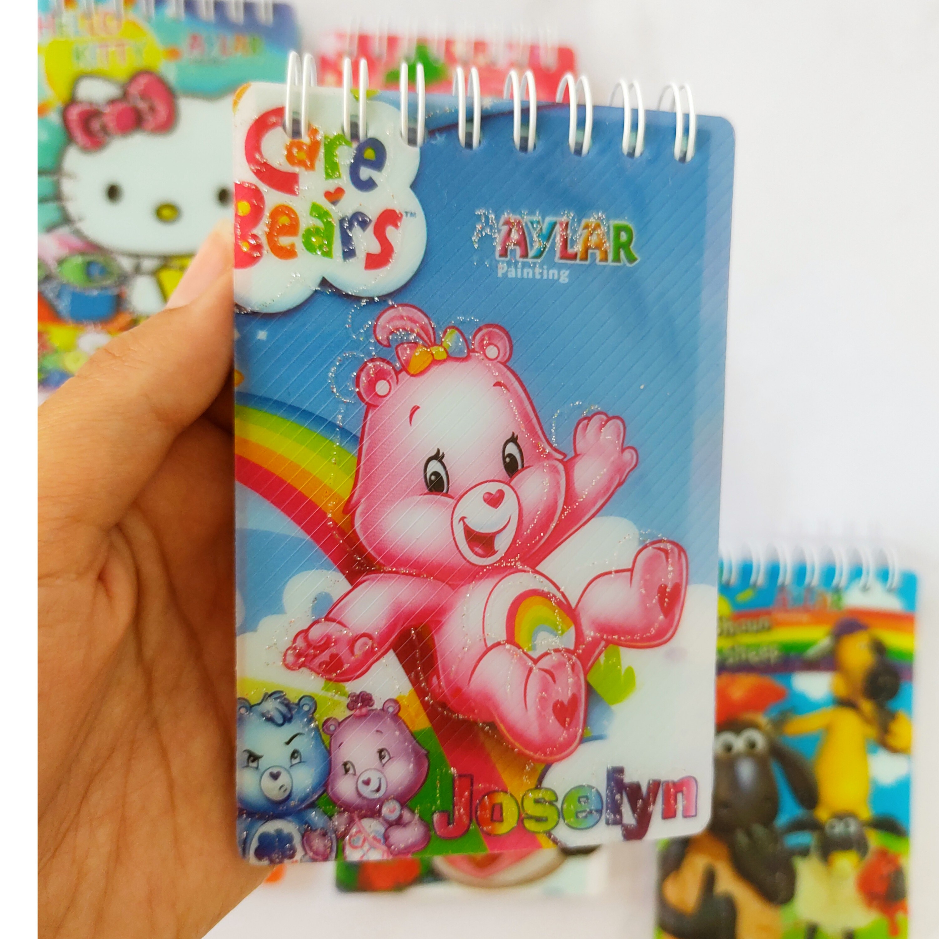 دفترچه خطی 100برگ جلد طلقی  سیمی دوبل