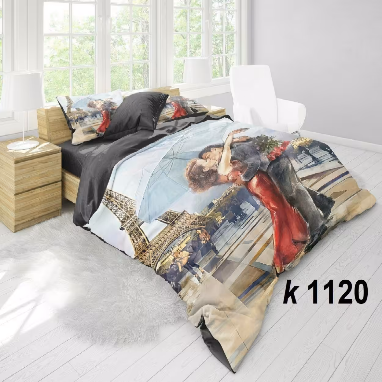 سرویس روتختی ترک إو turkev کد K-1120 دونفره 6 تکه