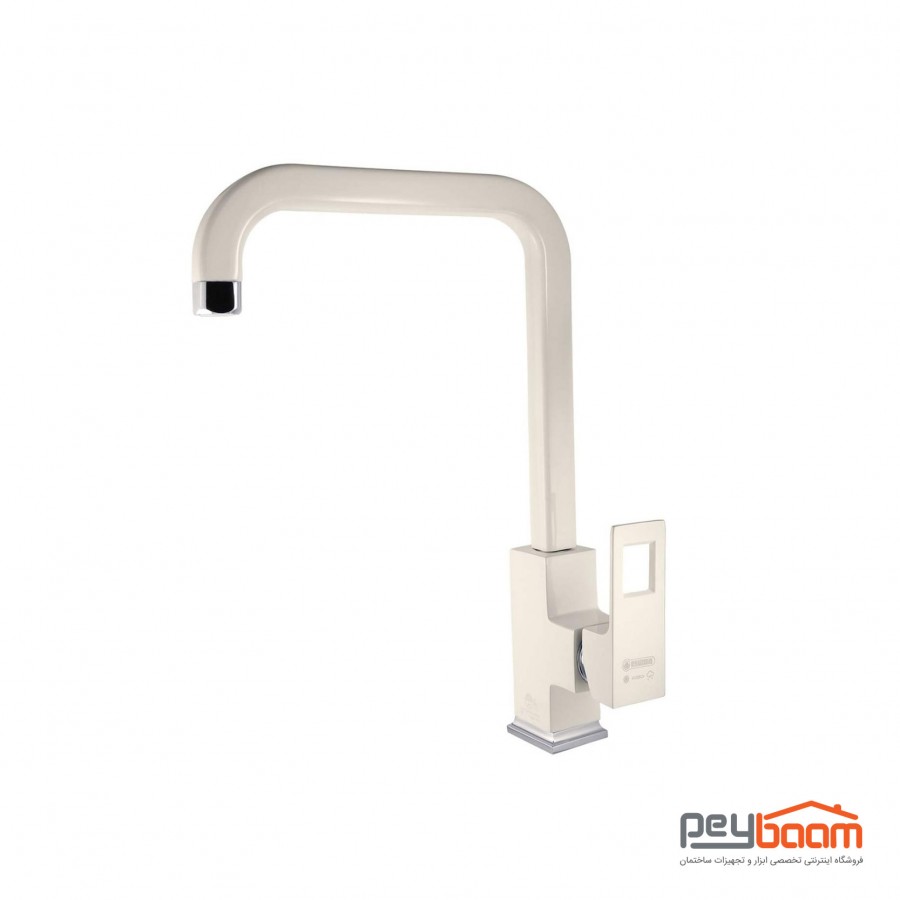 شیر ظرفشویی آشپزخانه درخشان مدل جزیره وایت