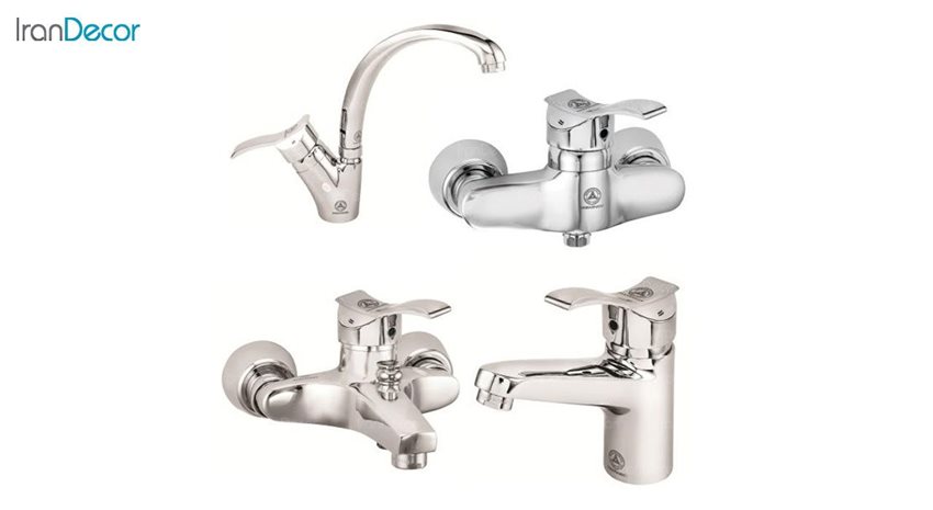 ست شیرآلات اهرمی قهرمان مدل آبشار 1