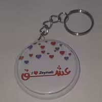 پک 4عددی جاکلیدی دوطرفه با چاپ طرح دلخواه