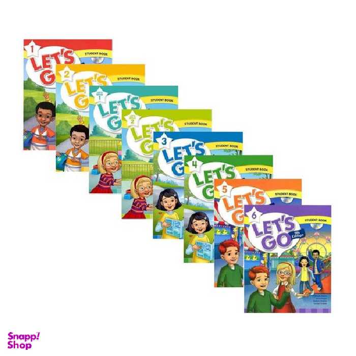 کتاب Lets Go 5th اثر جمعی از نویسندگان انتشارات زبان مهر 8 جلدی