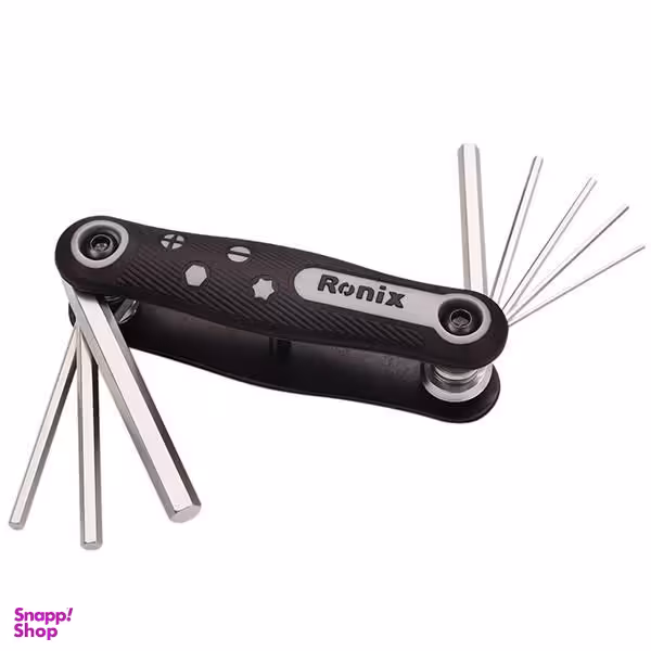 مجموعه 8 عددی آچار آلن تاشو رونیکس مدل RXH-2020