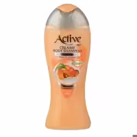 شاپو بدن  کرمی اکتیو مدل peach and almond