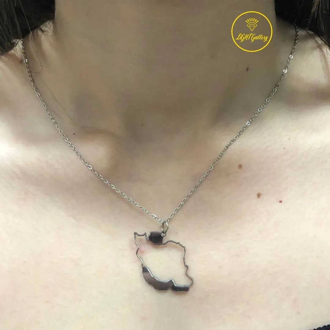 گردنبند نقره ای ایران