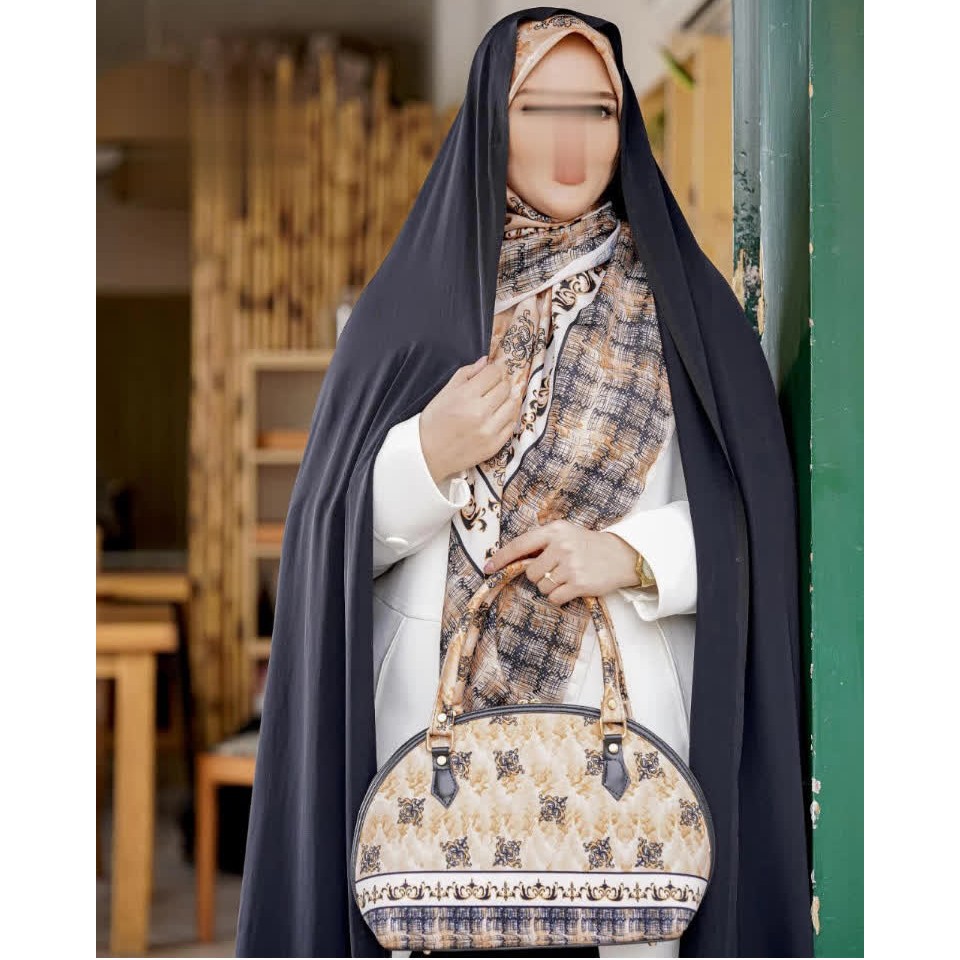 ست کیف و روسری نیمگرد کد 123