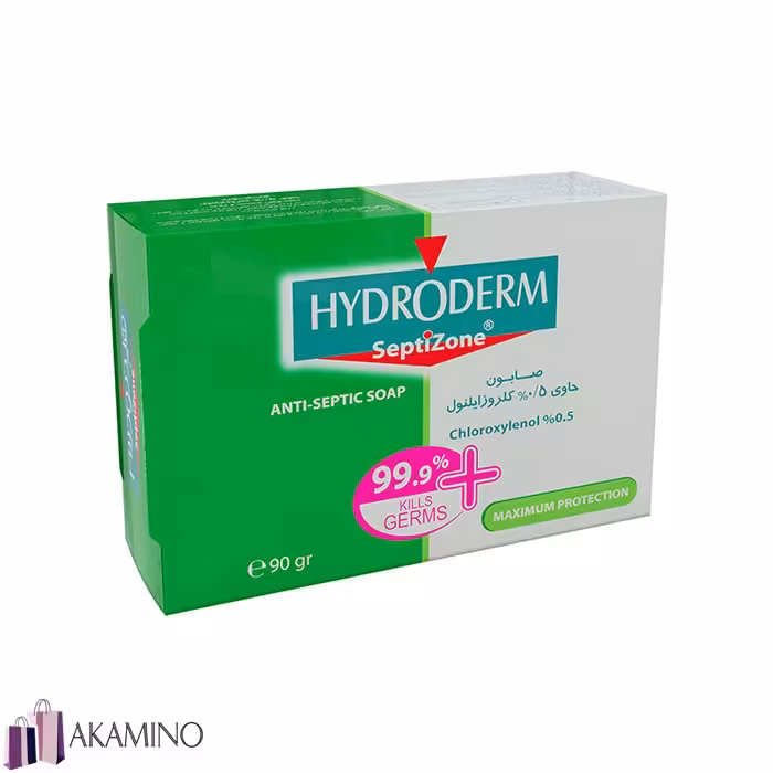 صابون آنتی سپتیک و ضدعفونی کننده حاوی 0.5 درصد کلروزاینلول هیدرودرم