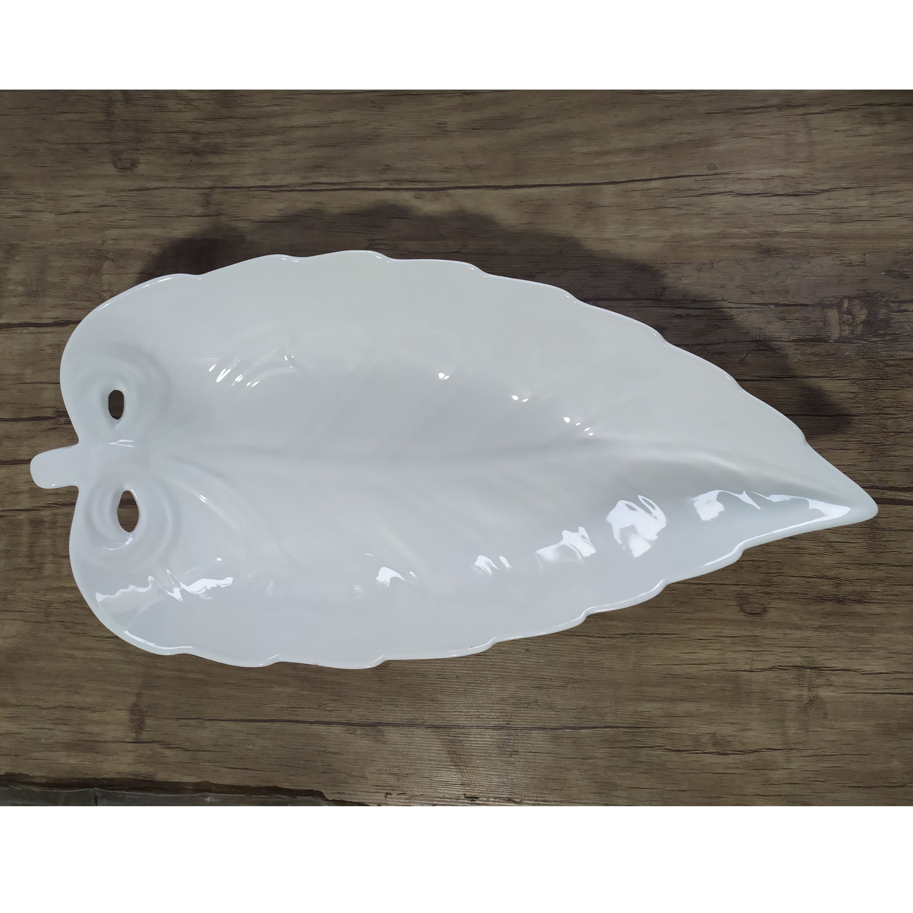 دیس میوه سرمیکی اعلاء طرح برگ