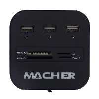 هاب و رم ریدر7 پورت میچر مدل MR 139 | ژیوار مارکت - لپتاپ استوک، لوازم جانبی موبایل و کامپیوتر