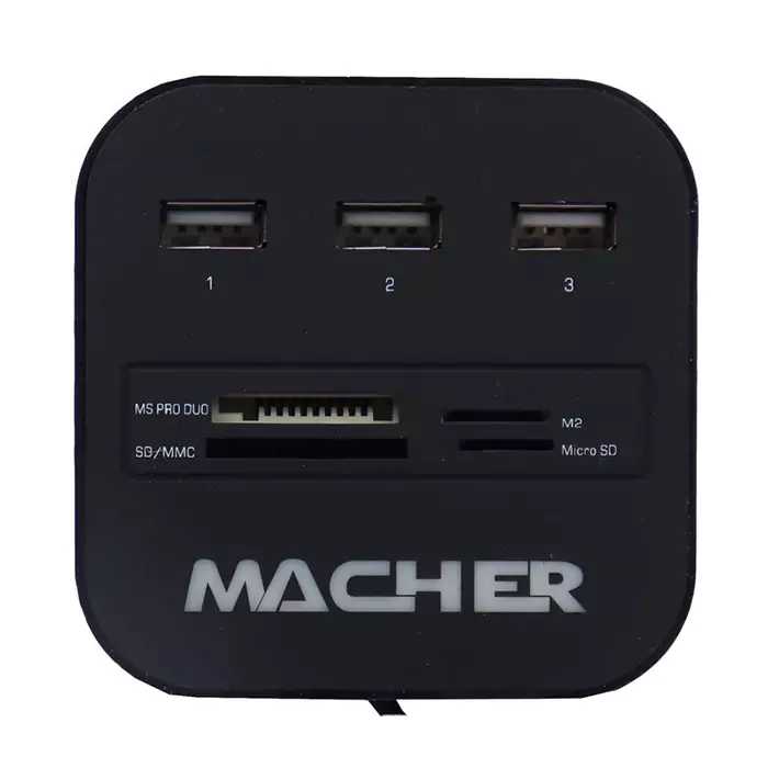 هاب و رم ریدر7 پورت میچر مدل MR 139 | ژیوار مارکت - لپتاپ استوک، لوازم جانبی موبایل و کامپیوتر