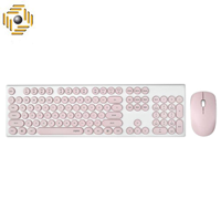 کیبورد و موس بی سیم رپو X260 PINK