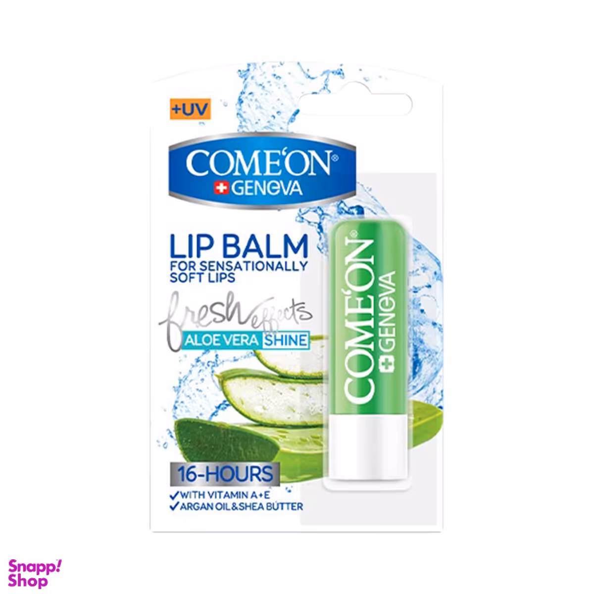 بالم لب کامان (Comeon) مدل Aloe Vera وزن 3.5 گرم