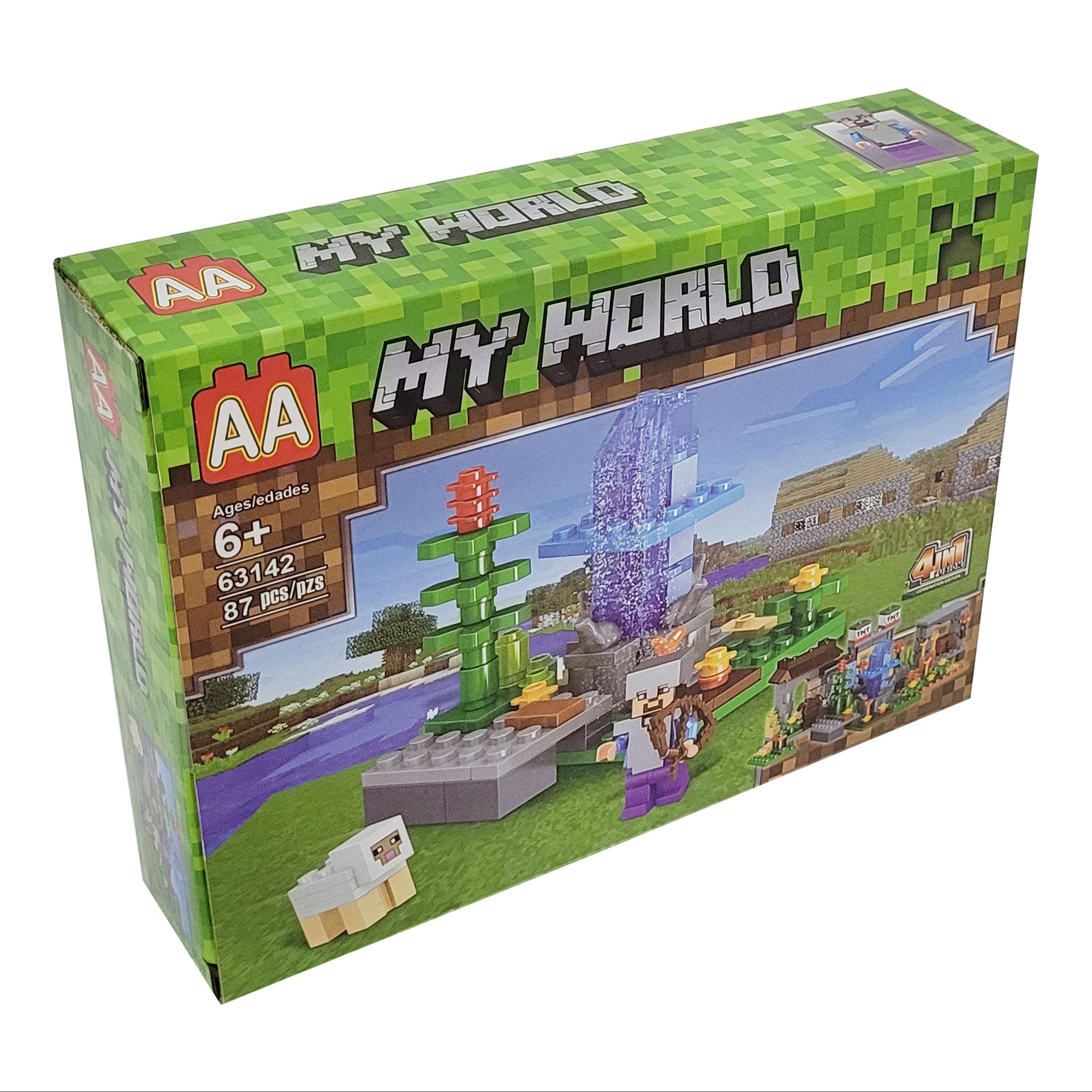لگو ساختنی ماینکرافت 87 قطعه ای کد 63142-3