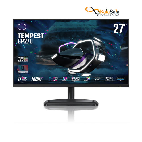 خرید و قیمت مانیتور گیمینگ کولرمستر TEMPEST GP27U Flat