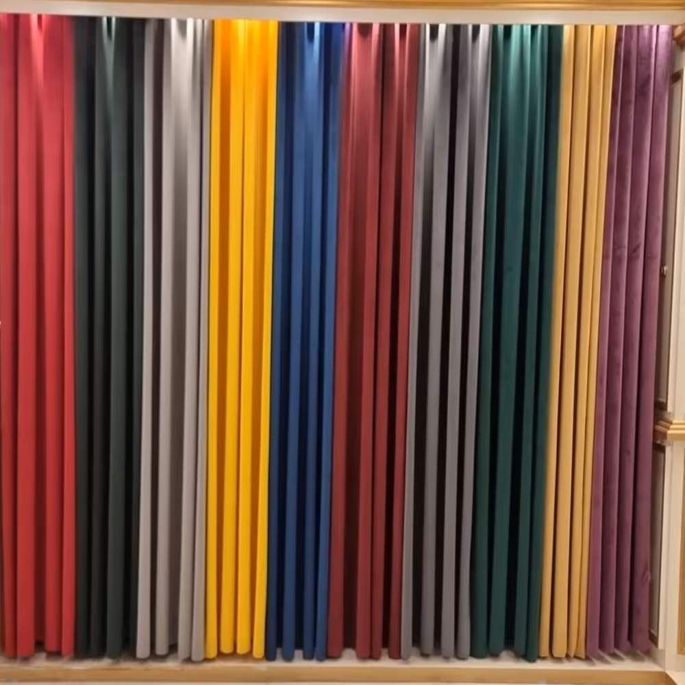 پرده مخمل  پانچ شده یک جفت بادوخت پانچ و ارسال رایگان (دالبر یا نمای پرده)