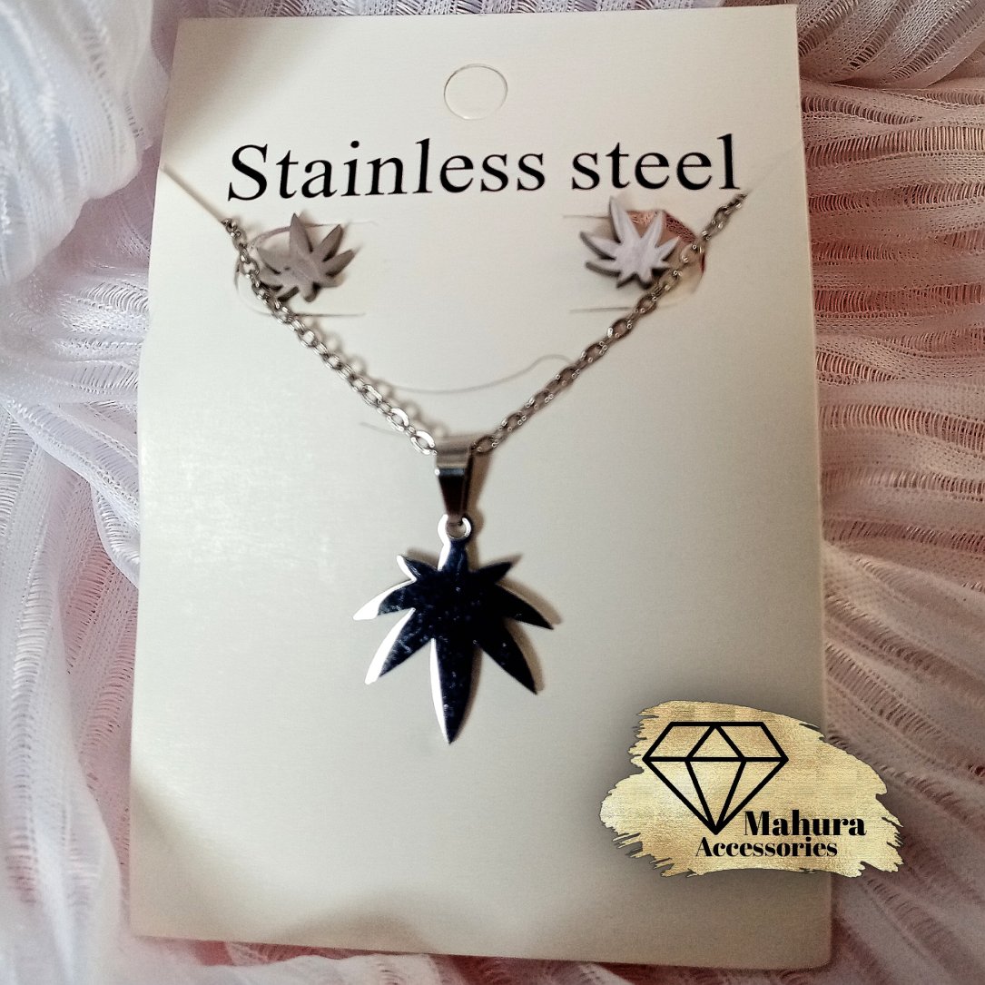 نیم ست استیل برگ