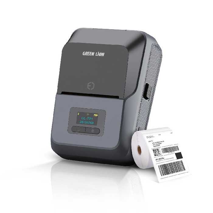 پرینتر حرارتی قابل حمل گرین لاین مدل Green Lion Thermal Printer GNTHPRINTGY