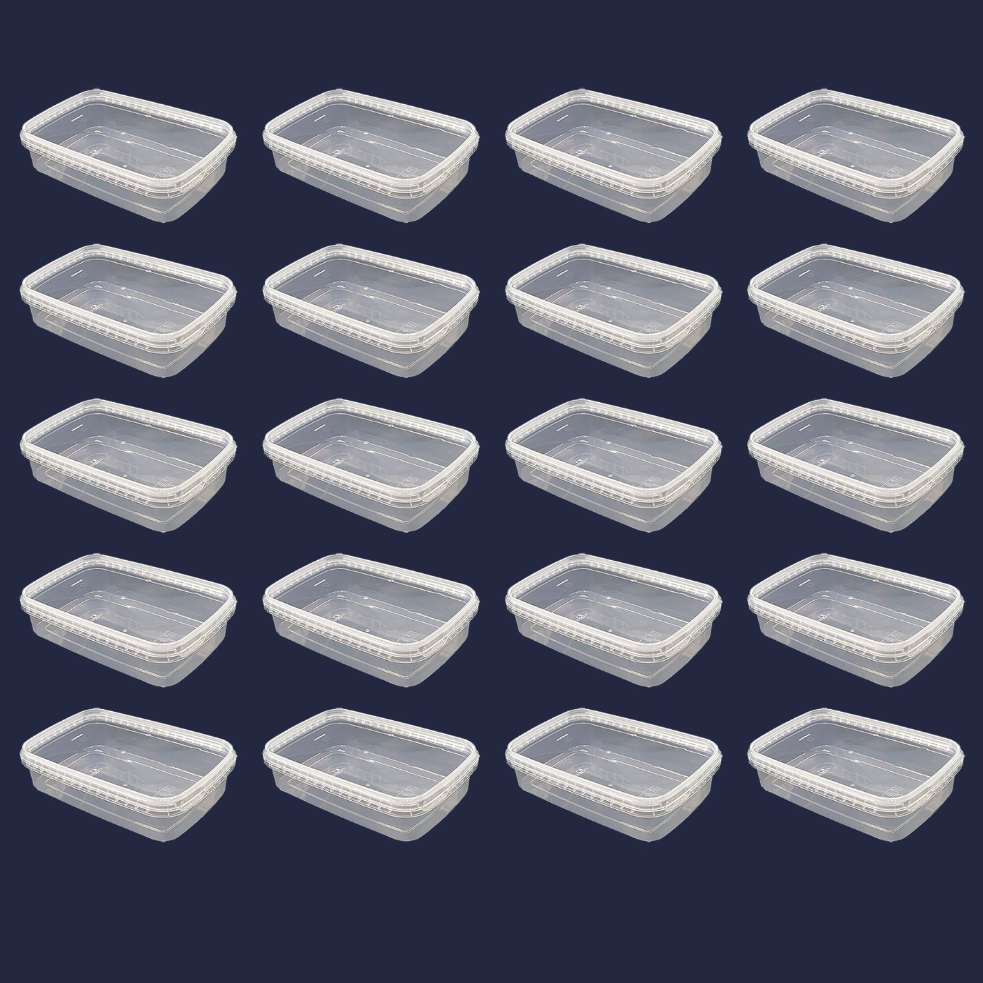 ظرف نگهدارنده فریزری  سایز500سی سی بسته20عددی