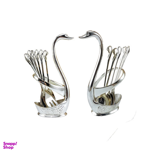 ست قاشق و چنگال 14 پارچه پرنس هوم طرح قو