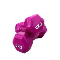 دمبل ایروبیک وزن 2 کیلوگرم بسته 2 عددی