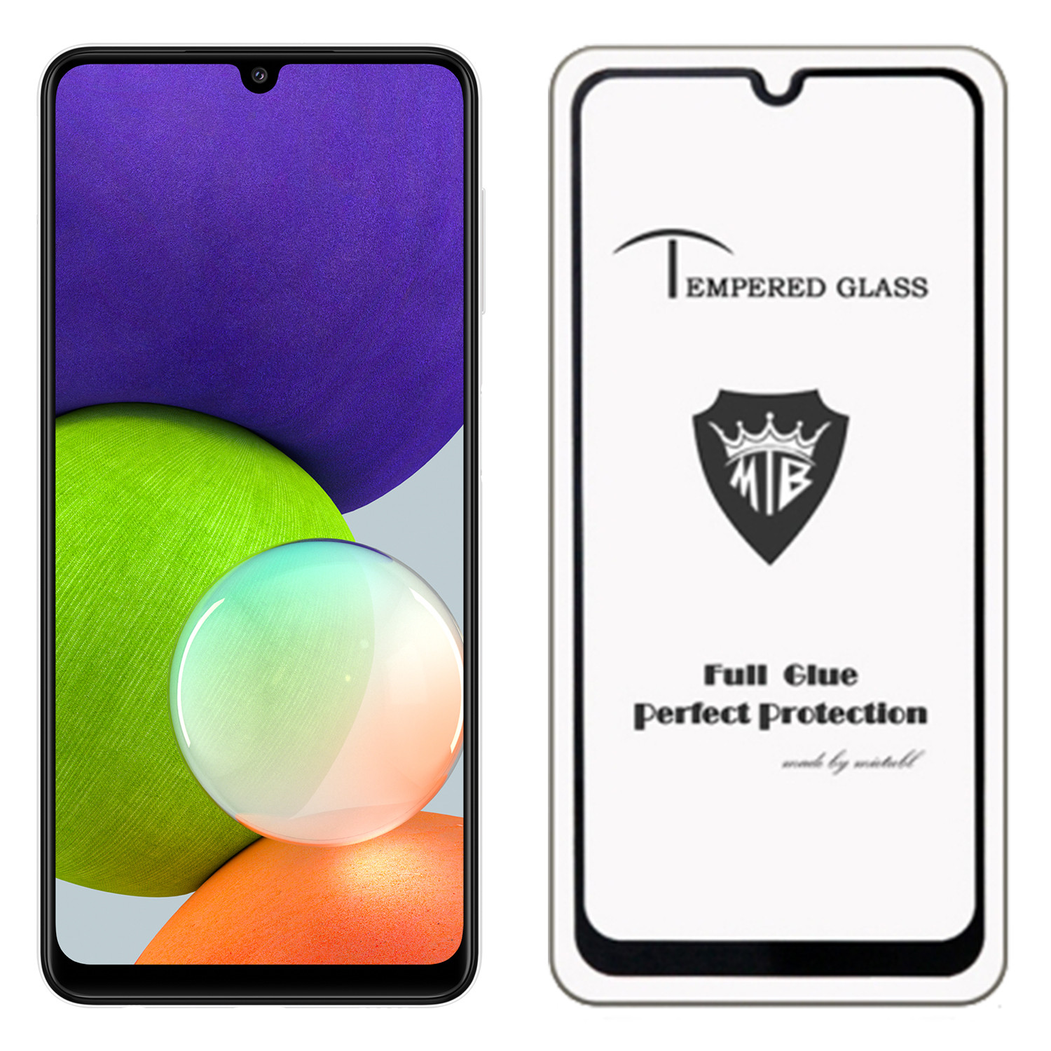 محافظ صفحه نمایش شیشه ای گوشی سامسونگ مدل A22 5G