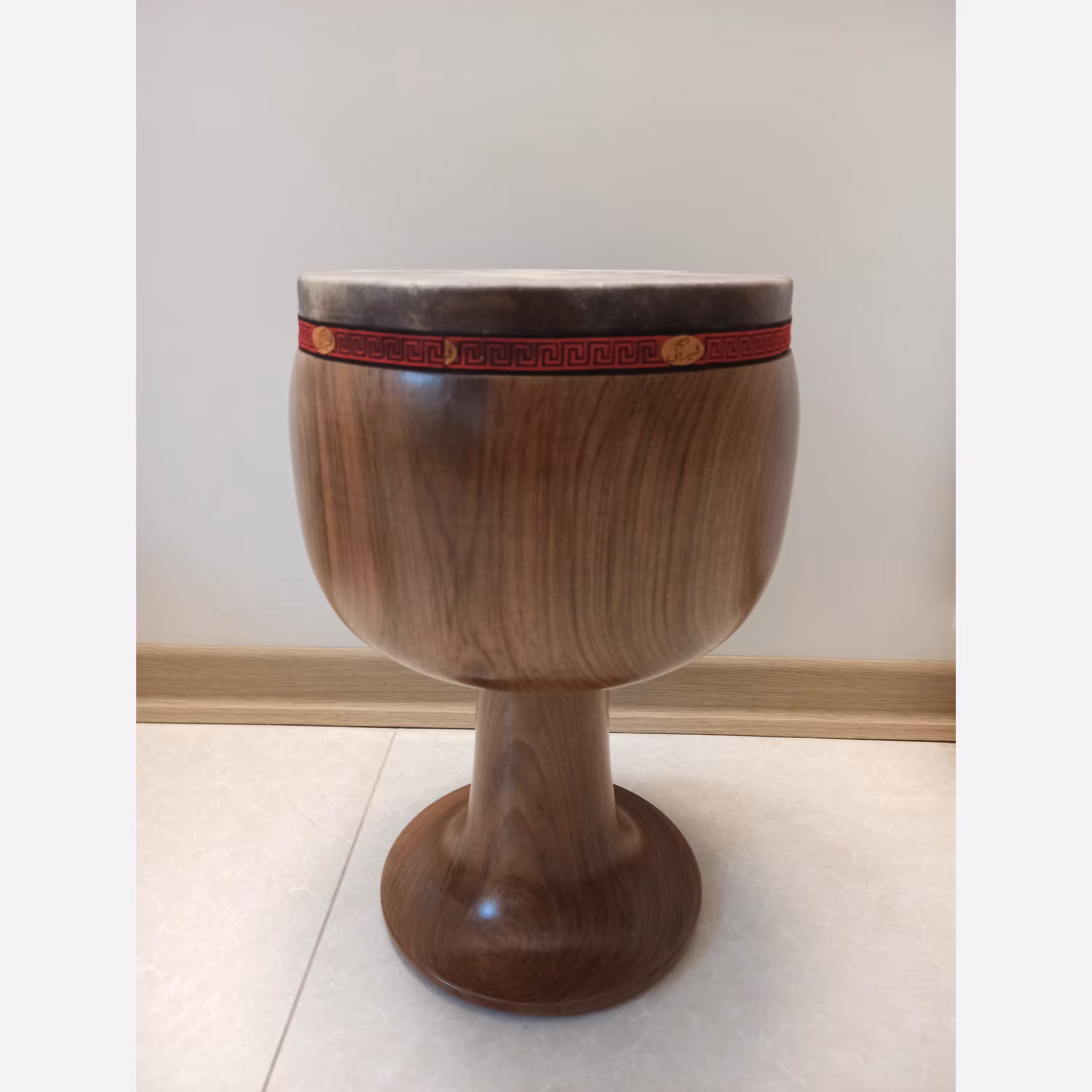 تنبک سه مهر ویژه گردو الگوی جامی شیرانی دهانه 29