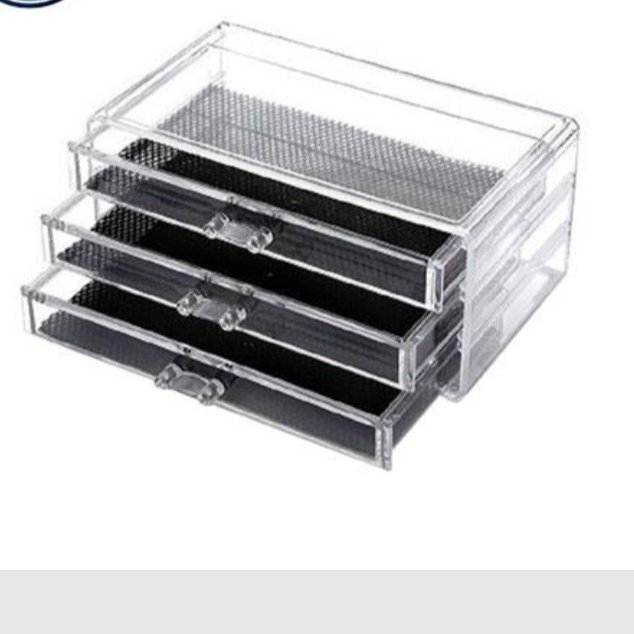 استند لوازم آرایشی سه کشو اکرولیک درجه یک 