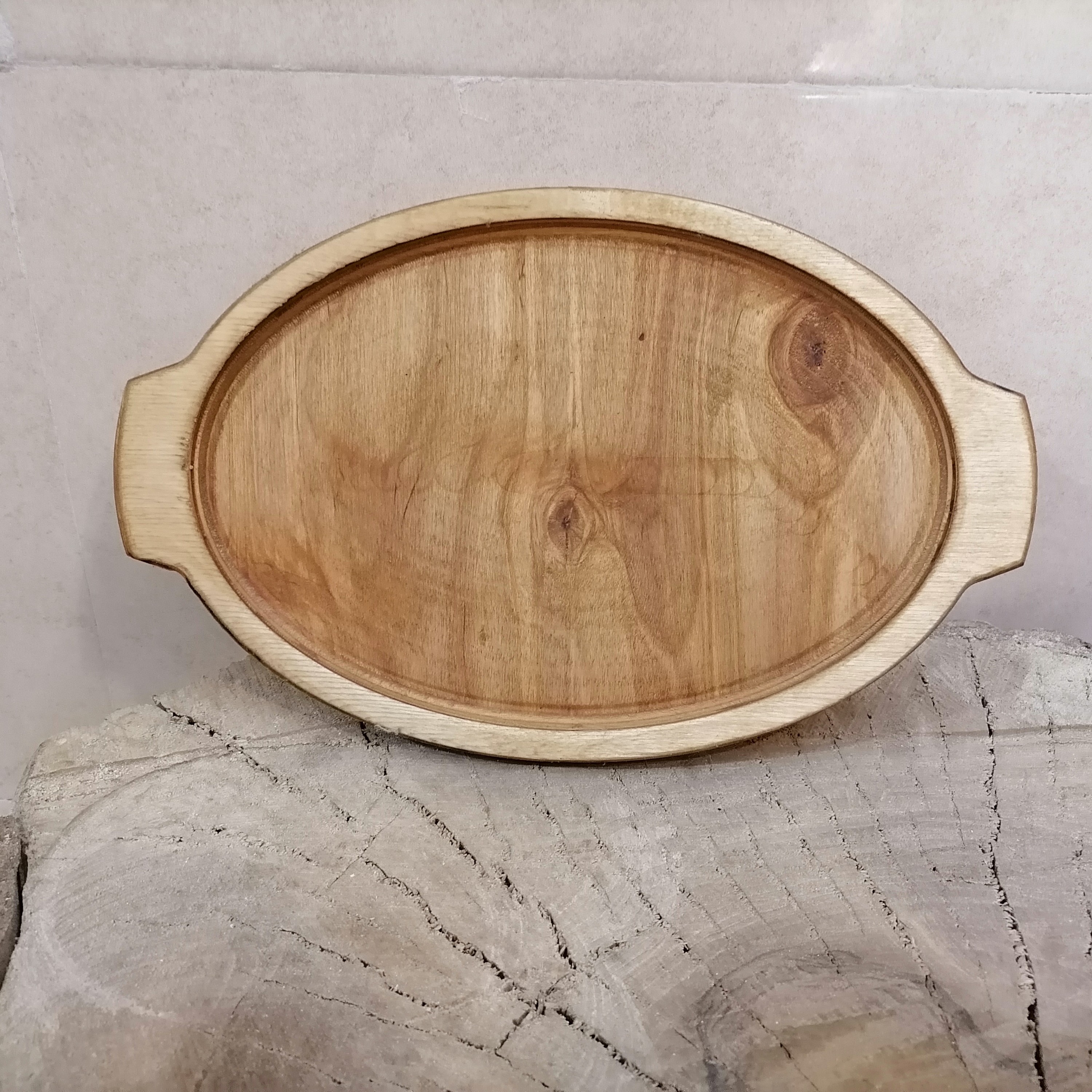 سینی چوبی پذیرایی
