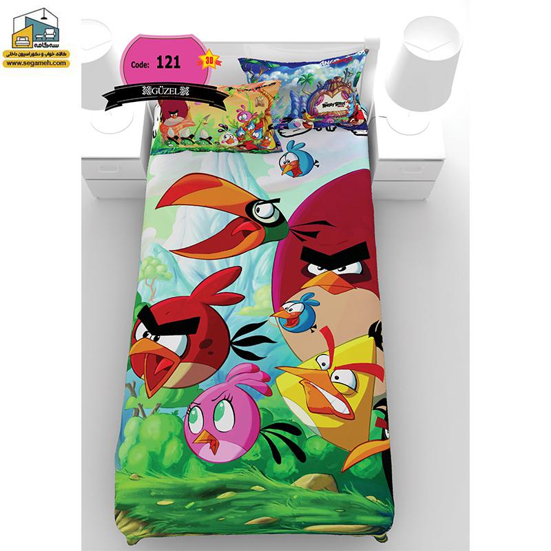 روتختی یک نفره گوزل سه بعدی پرندگان خشمگین مدل RSG121