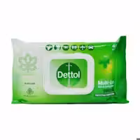 دستمال مرطوب چند منظوره ( دست و سطوح ) 40 عدد دتول - dettol