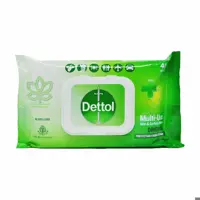 دستمال مرطوب چند منظوره ( دست و سطوح ) 40 عدد دتول - dettol