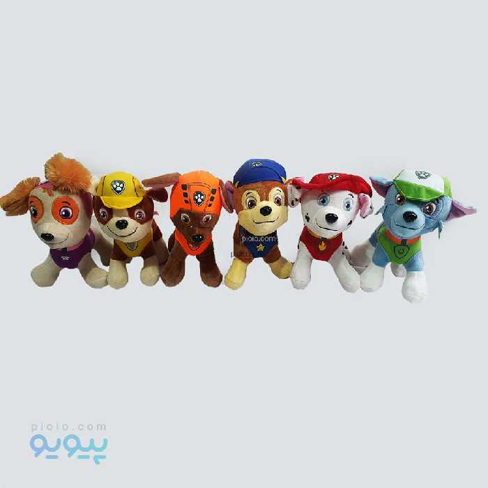 عروسک سگ نگهبان انیمیشن Paw Patrol بسته 6 عددی