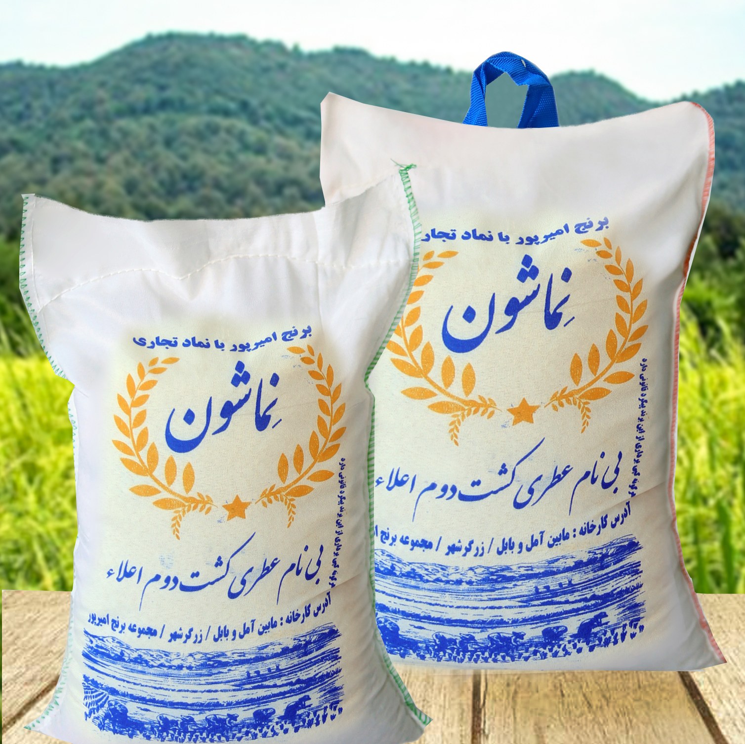 برنج بینام کشت 2اعیانی فوق عطری