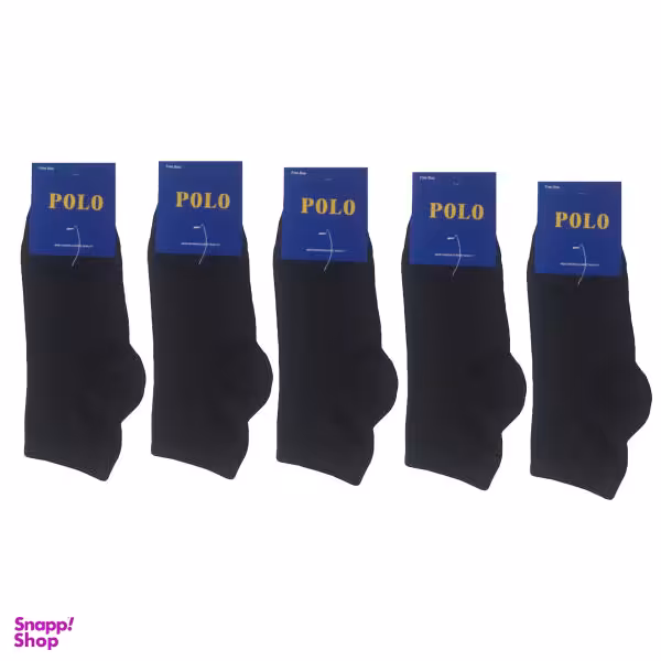 جوراب کد aw-004 رنگ مشکی بسته 5 عددی غیر اصل