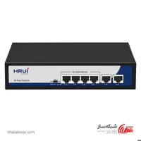 قیمت و خرید سوئیچ اچ اریوای HRUI HR900-AF-42N دسکتاپ 6 پورت 10/100Mbps با 4 پورت PoE - شبکه ساز