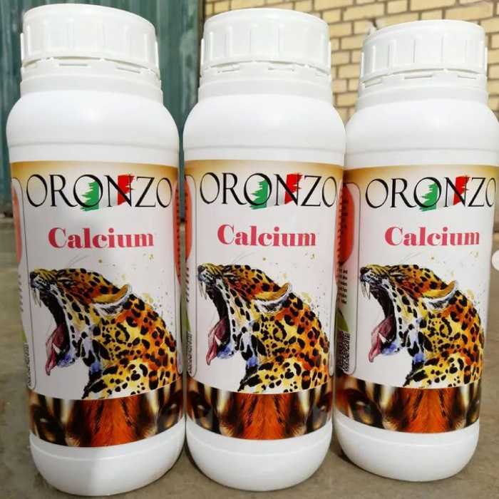 کود کلسیم بر مایع یک لیتری  ORONZO  