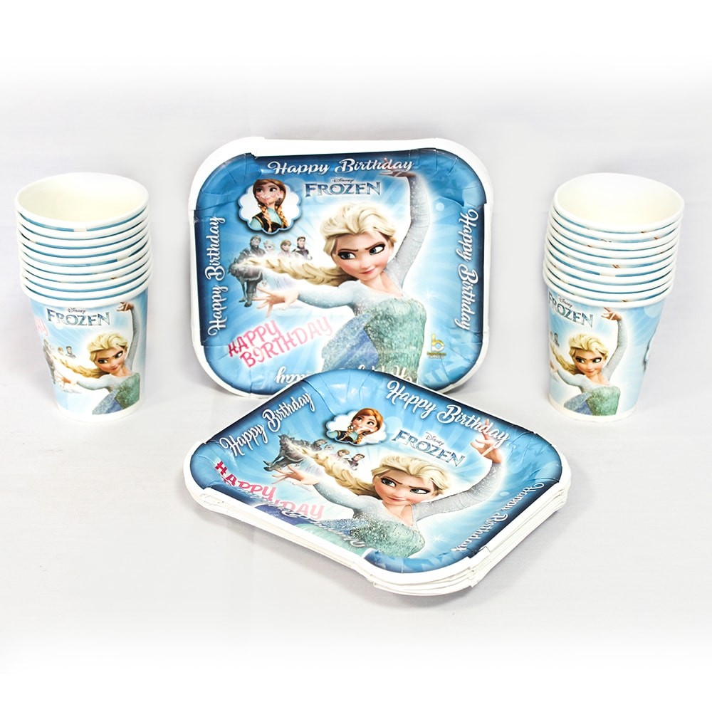 بشقاب و لیوان تم فروزان (بشقاب 12 عدد لیوان 12 عدد)