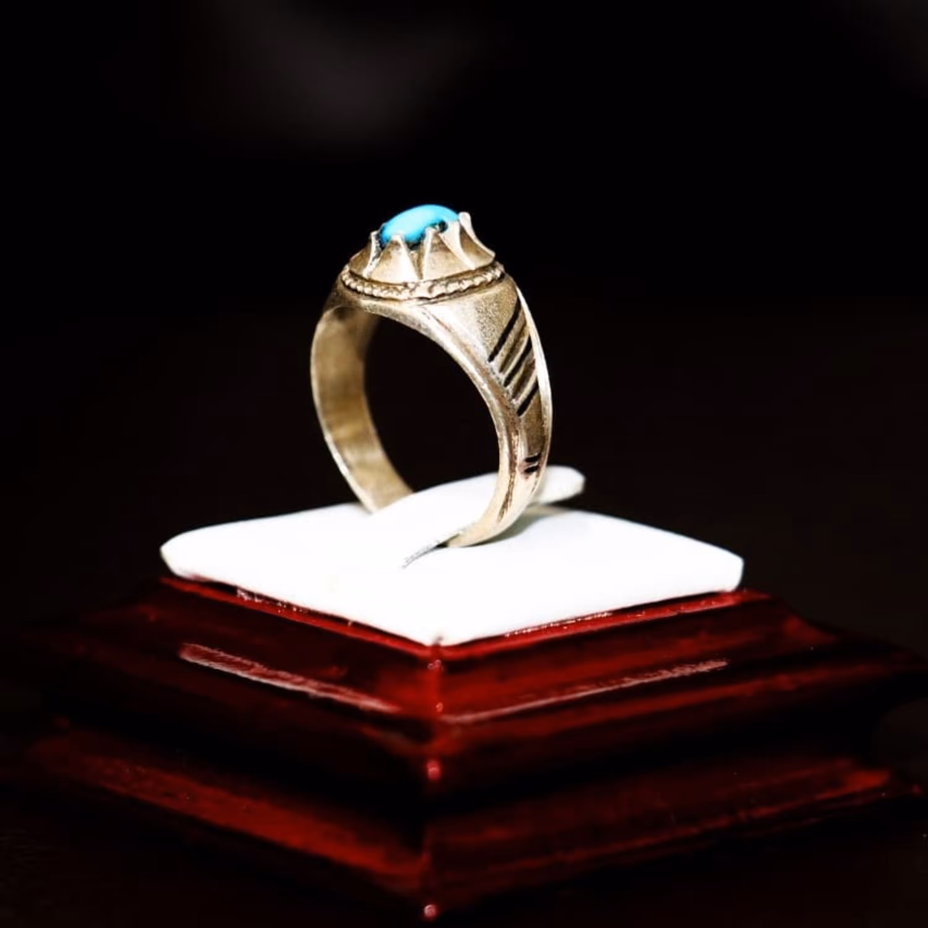 انگشتر فیروزه اصیل ایرانی