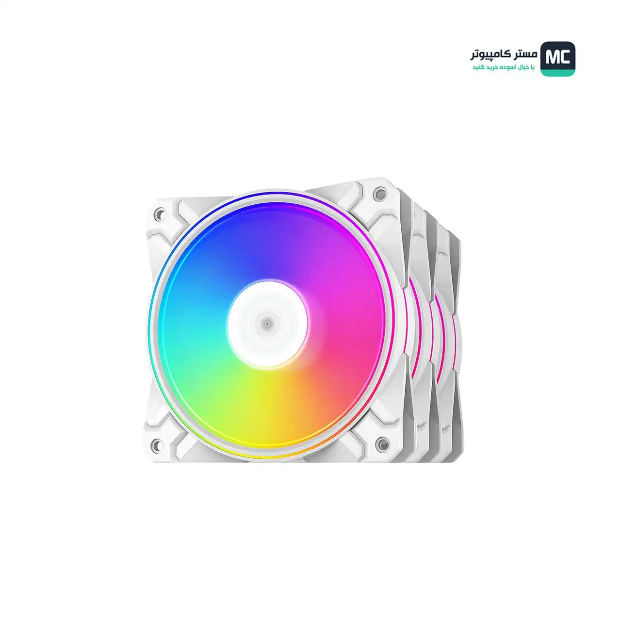 قیمت و خرید فن کیس دیپ کول CF120 PLUS White بسته 3 عددی