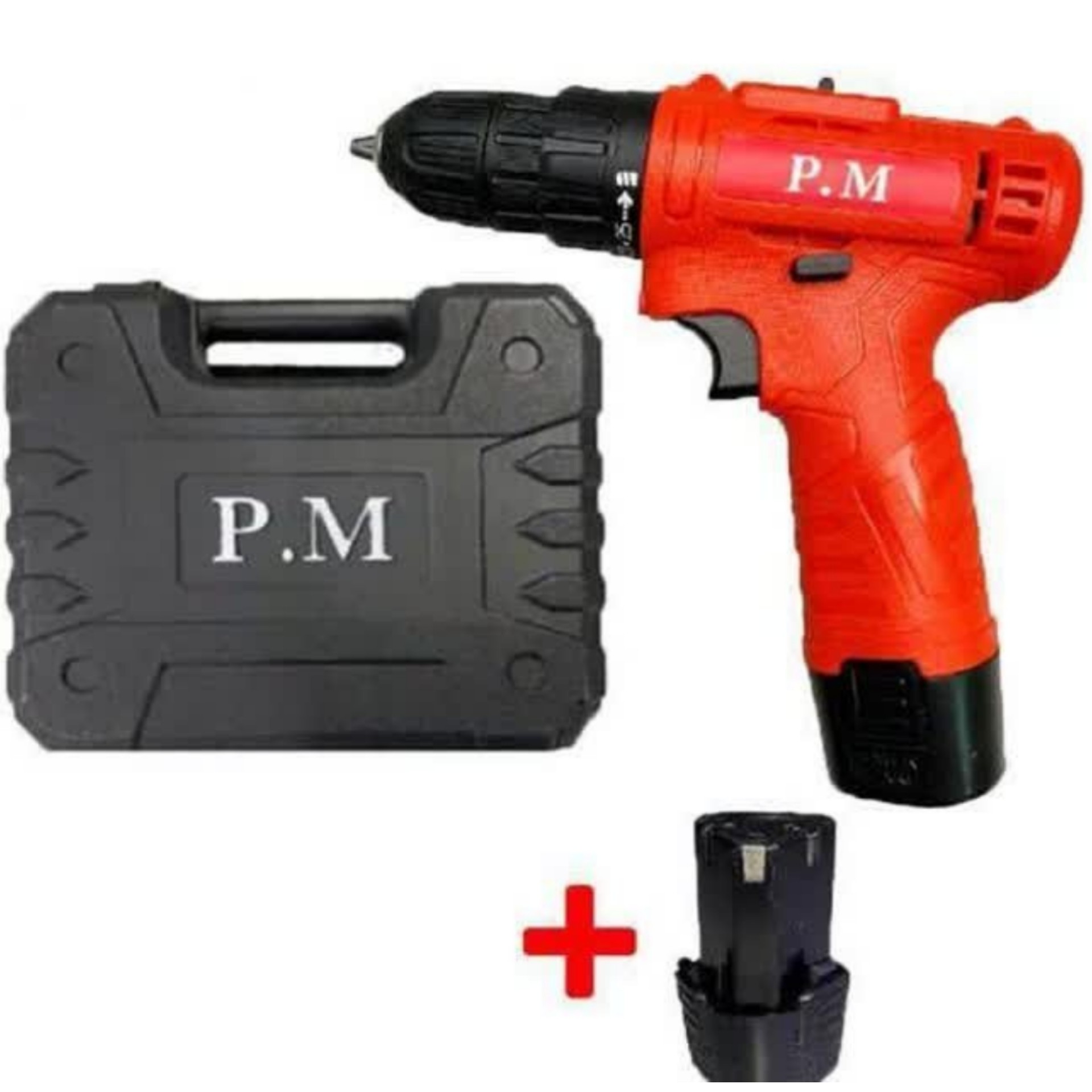 دریل شارژی دو باتری pm 