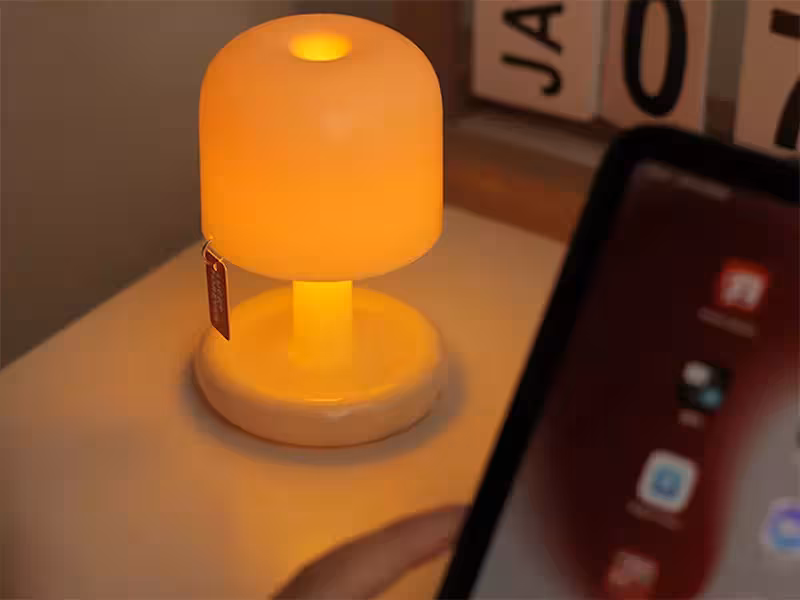 چراغ رومیزی شارژی کوچک LED Mini Table Desk Lamp Atmosphere Night Lights Bar
