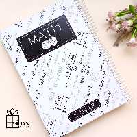 دفتر  سفارشی اختصاصی با چاپ اسم بر روی جلد دفتر 